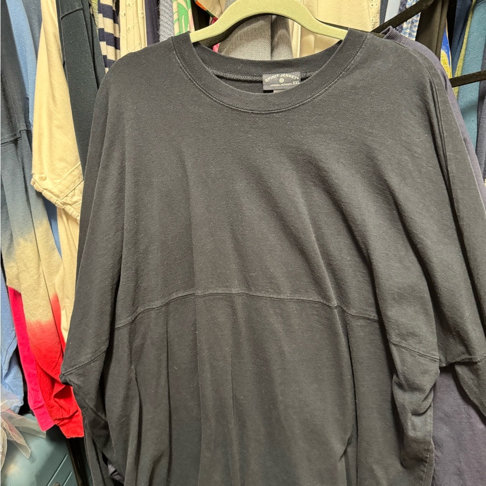 Black Oversized Crewneck Sweatshirt - Unknown Brand